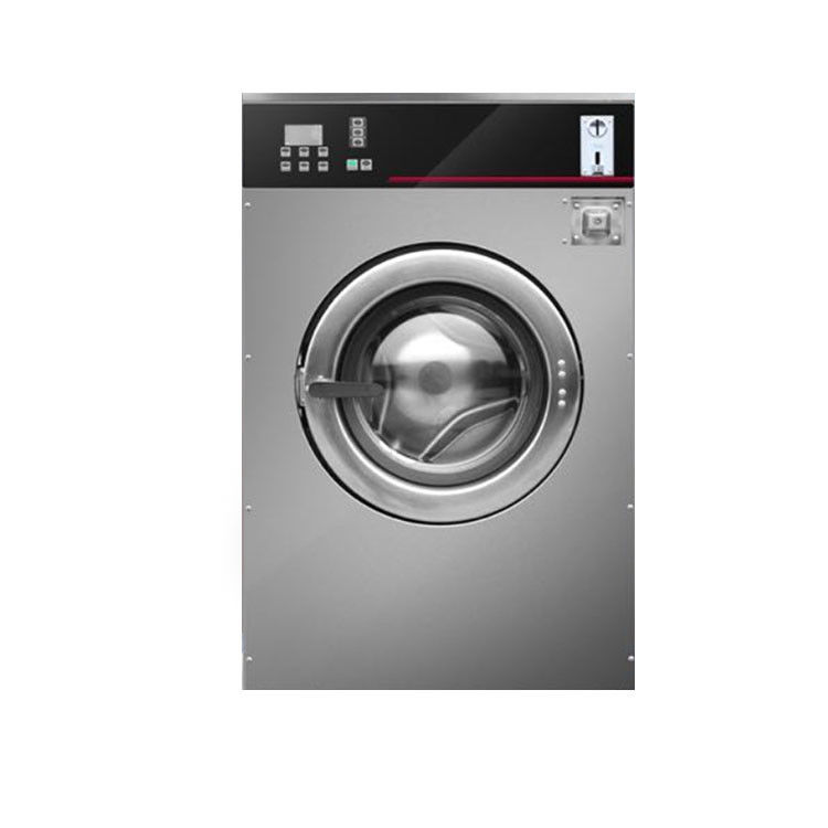 Volledig automatische wasmachine van roestvrij staal met een gewicht van 15 kg, met kaart/munt bediend, voor wasmachines