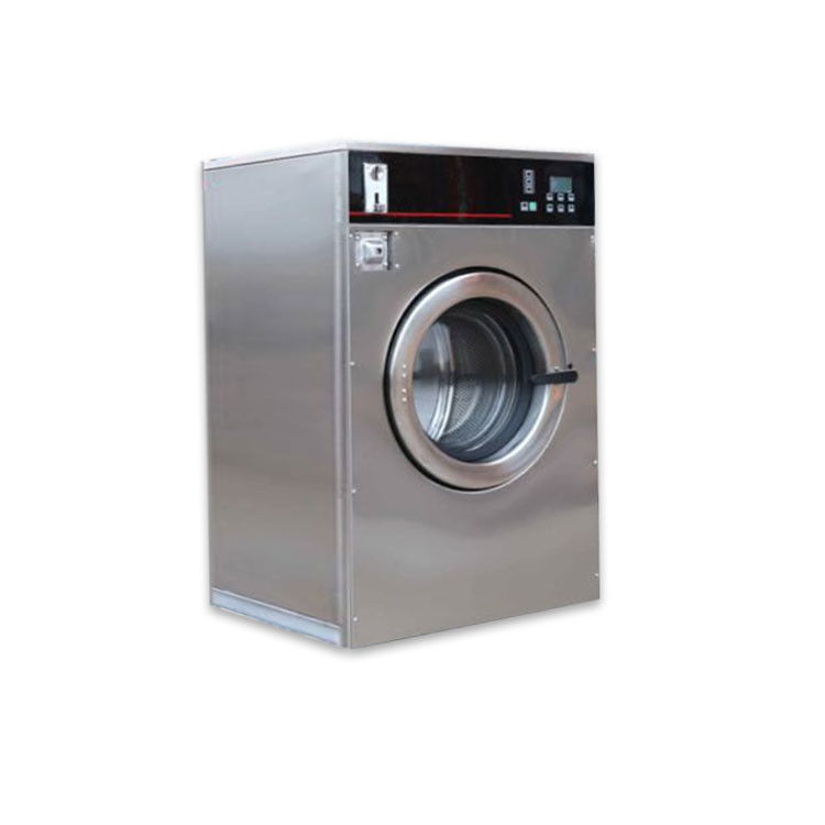 Volledig automatische wasmachine van roestvrij staal met een gewicht van 15 kg, met kaart/munt bediend, voor wasmachines